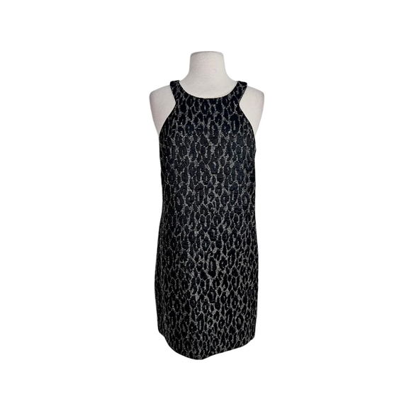 NWT Trina Turk Black & Gold Leopard Print Cocktail Dress - Picture 1 of 7